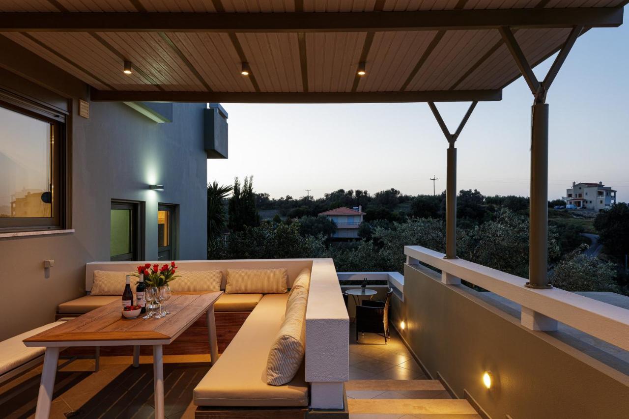 Rizes Villa With Jacuzzi & Heated Pool Agia Triada Exterior foto